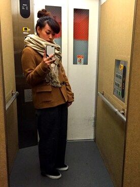 「Adam et Rope A・E・R（アダムエロペ）のアイテム（ジャケット/アウター）」を使った、09e208012さん（レディース・160cm）の夏コーディネート