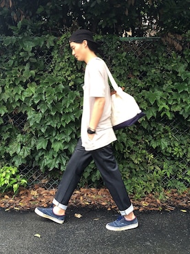 「curly」｜「アイテム（帽子）」を使った、daikiさん（メンズ・180cm）の夏コーディネート
