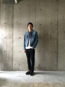 「N.HOOLYWOOD」｜「アイテム（ノーカラージャケット）」を使った、daikiさん（メンズ・180cm）の夏コーディネート