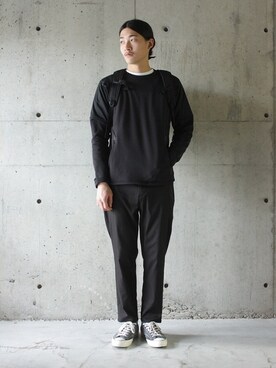 「CHARI&CO（チャリアンドコー）のアイテム（パンツ）」を使った、daikiさん（メンズ・180cm）の冬コーディネート