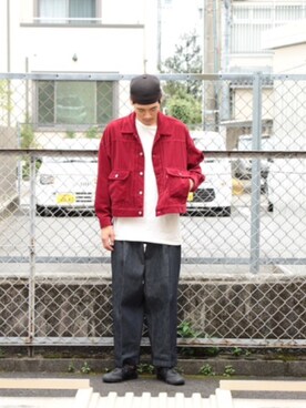 「neonsign」｜「アイテム（デニムジャケット）」を使った、daikiさん（メンズ・180cm）の秋コーディネート
