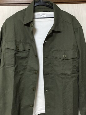 「FREAK'S STORE（フリークスストア）のアイテム（シャツ/ブラウス、グリーン系）」を使った、フッジーさん（メンズ・180cm）の春コーディネート