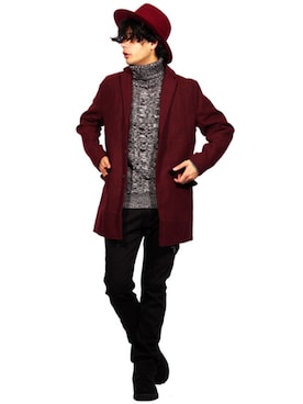 8(eight)さん（メンズ・175cm）の秋コーディネート