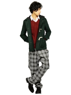 8(eight)さん（メンズ・175cm）の秋コーディネート