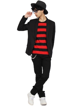 「８(eight)（エイト）のアイテム（テーラードジャケット）」を使った、8(eight)さん（メンズ・175cm）の秋コーディネート