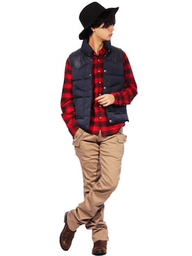 8(eight)さん（メンズ・175cm）の秋コーディネート