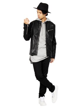 8(eight)さん（メンズ・175cm）の秋コーディネート