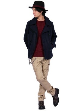 8(eight)さん（メンズ・175cm）の秋コーディネート