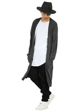 「８(eight)（エイト）のレザー ブレスレット 革 皮 バングル（バングル/リストバンド）」を使った、8(eight)さん（メンズ・175cm）の冬コーディネート