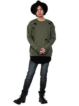 8(eight)さん（メンズ・175cm）の冬コーディネート