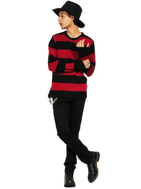 「８(eight)（エイト）のレザー ブレスレット 革 皮 バングル（バングル/リストバンド）」を使った、8(eight)さん（メンズ・175cm）の冬コーディネート