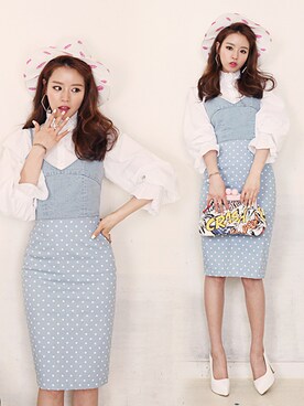 「skirt」｜「アイテム（その他）」を使った、DaBaGIRLさん（レディース・165cm）の春コーディネート