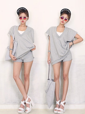 「트레이닝복」｜DaBaGIRLさん（レディース・165cm）の春コーディネート