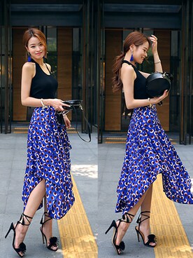 「skirt」｜「アイテム（その他）」を使った、DaBaGIRLさん（レディース・165cm）の夏コーディネート