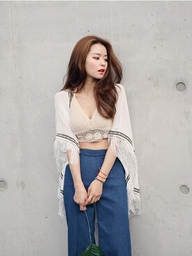 「 水着」｜DaBaGIRLさん（レディース・165cm）の春コーディネート
