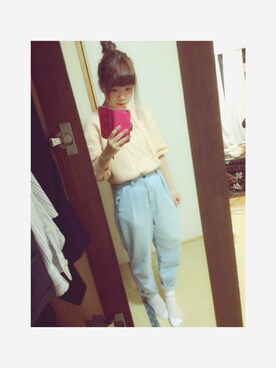 「マムジーンズ」｜PI☺︎さん（レディース・155cm）の春コーディネート