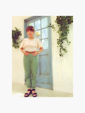 「ORiental TRaffic（オリエンタルトラフィック）の【再値下げ！SALE 50%OFF】【スポーツ系サンダル人気No1！】★スポーツサンダル★5203（サンダル）」を使った、PI☺︎さん（レディース・155cm）の夏コーディネート