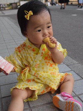 kotoさん（キッズ・70cm）の秋コーディネート