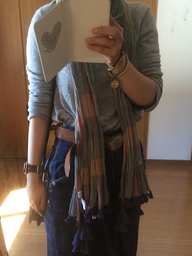 「PLST（プラステ）のアイテム（その他）」を使った、k.kさん（レディース・152cm）の秋コーディネート