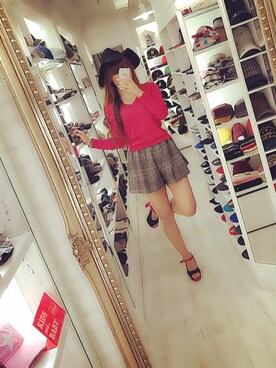 「ピンクニット」｜kumiさん（レディース・166cm）の秋コーディネート