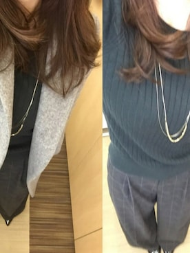 「アイテム（チェスターコート）」を使った、Rukaaaaariさん（レディース・164cm・20代）の春コーディネート