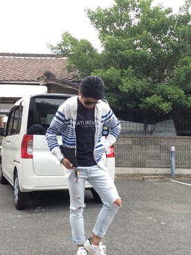 Yuyaさん（メンズ・165cm）の夏コーディネート