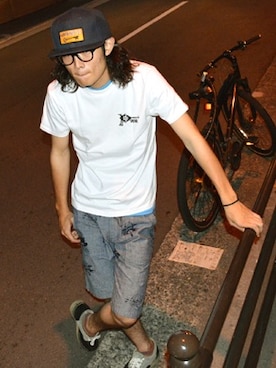 「SNOID（スノイド）のアイテム」を使った、S・I・S（非公式）さん（メンズ・180cm）の夏コーディネート