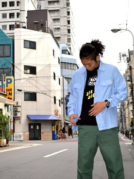 「SNOID（スノイド）のアイテム」を使った、S・I・S（非公式）さん（メンズ・180cm）の秋コーディネート