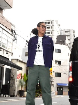 「SNOID（スノイド）のアイテム」を使った、S・I・S（非公式）さん（メンズ・180cm）の秋コーディネート