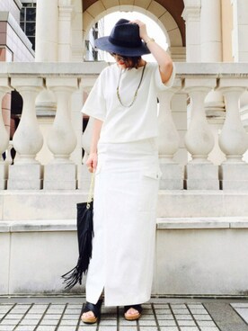 mayu.tさん（レディース・155cm）の夏コーディネート