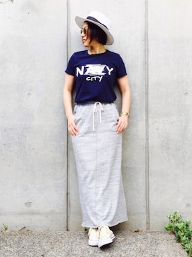 mayu.tさん（レディース・155cm）の夏コーディネート