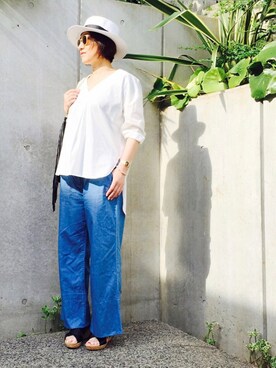 mayu.tさん（レディース・155cm）の夏コーディネート