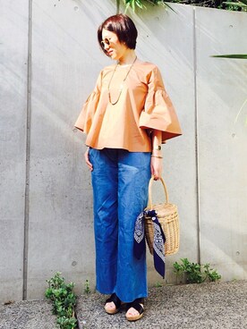 mayu.tさん(レディース・155cm)の夏コーディネート