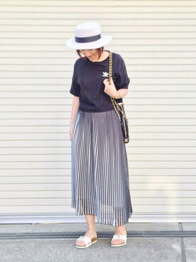 mayu.tさん（レディース・155cm）の夏コーディネート