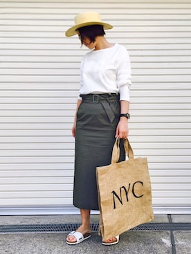 mayu.tさん（レディース・155cm）の夏コーディネート