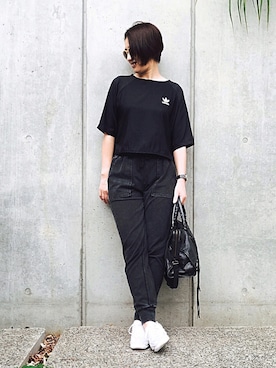 「BALENCIAGA（バレンシアガ）のBalenciaga Classic City Bag, Black（ショルダーバッグ）」を使った、mayu.tさん（レディース・155cm）の秋コーディネート
