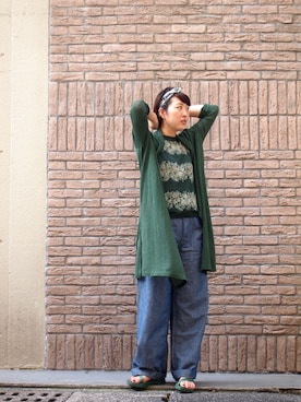 「45R（フォーティファイブアール）のアイテム（財布/小物）」を使った、zono.さん（レディース・160cm）の夏コーディネート