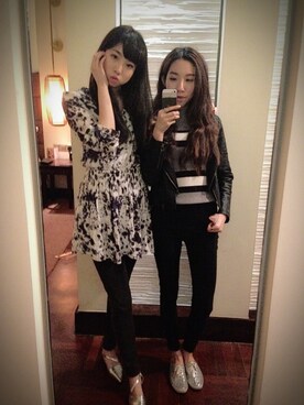 「sisterhood 」｜Jessie Huangさん（レディース・165cm）の冬コーディネート