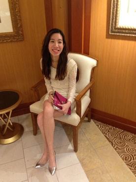 「Party dress」｜Jessie Huangさん（レディース・165cm）の春コーディネート