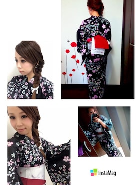 「夏祭り」｜kiiie☺︎さん（レディース・153cm・30代）の夏コーディネート
