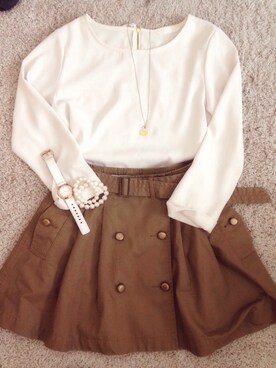 mikiさん（レディース・153cm）の春コーディネート