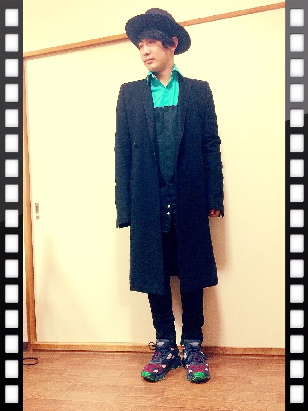 Rick Owensのトレンチコートを使った人気ファッション