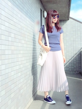 「KATHARINE ROSS（キャサリンロス）のアイテム（バングル/リストバンド）」を使った、☆aiai☆さん（レディース・166cm）の夏コーディネート