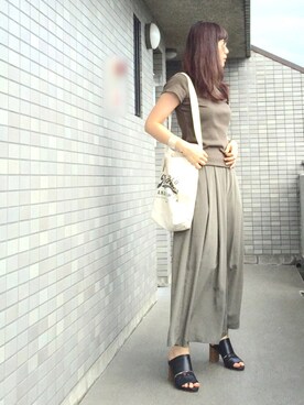 「KATHARINE ROSS（キャサリンロス）のアイテム（バングル/リストバンド）」を使った、☆aiai☆さん（レディース・166cm）の夏コーディネート