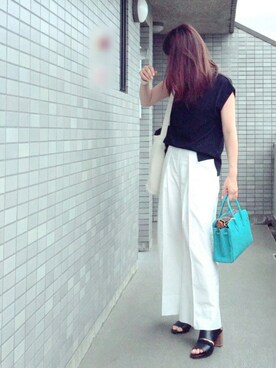 「KATHARINE ROSS（キャサリンロス）のアイテム（バングル/リストバンド）」を使った、☆aiai☆さん（レディース・166cm）の夏コーディネート