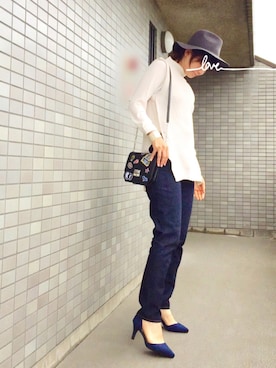 「KATHARINE ROSS（キャサリンロス）のアイテム（バングル/リストバンド）」を使った、☆aiai☆さん（レディース・166cm）の秋コーディネート