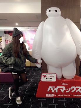 「ベイマックス」｜「アイテム（その他アウター）」を使った、noncoさん（レディース・165cm）の秋コーディネート