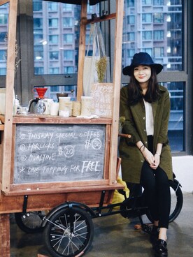 「blue」｜「アイテム（スーツジャケット）」を使った、otherwayさん（レディース・160cm）の秋コーディネート