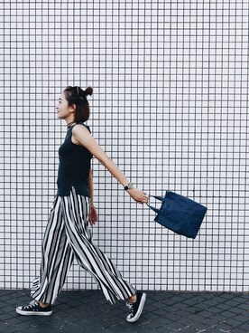 「CONVERSE（コンバース）のconverse（コンバース） ALL STAR OX（オールスターOX）（スニーカー）」を使った、otherwayさん（レディース・160cm）の夏コーディネート