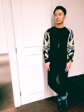 「no brand（ノーブランド）のアイテム（その他アウター）」を使った、近藤周平さん（メンズ・166cm）の冬コーディネート